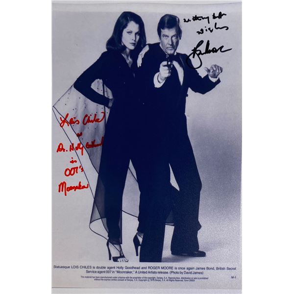 Autograph Signed  James Bond 007 Photo