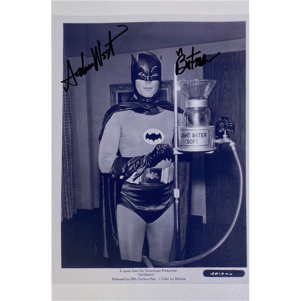 Autograph Signed  Batman Photo