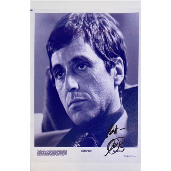 Autograph Signed  Scarface Photo