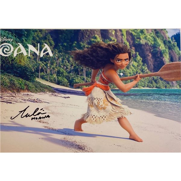 Autograph Signed Moana Photo