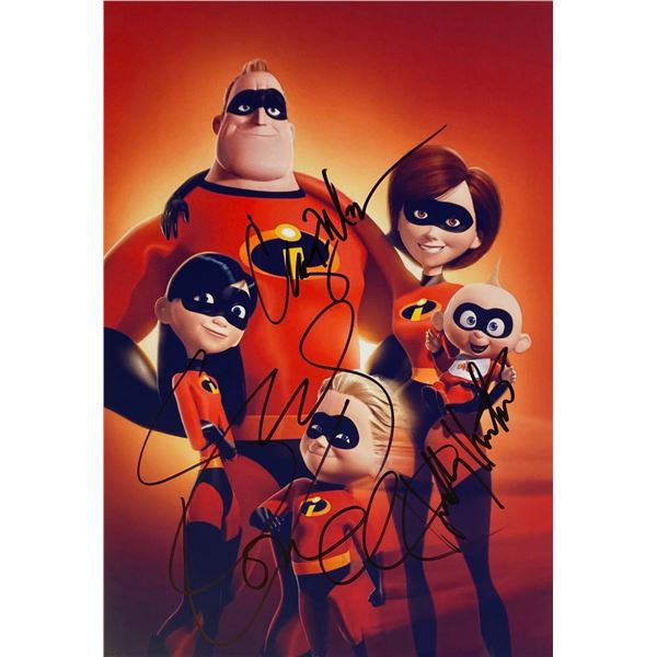 Autograph Signed Incredibles Photo