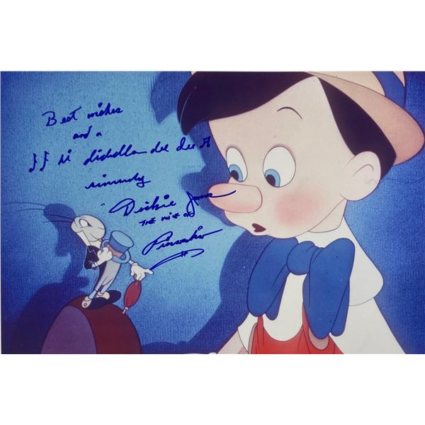 Autograph Signed Pinocchio Photo