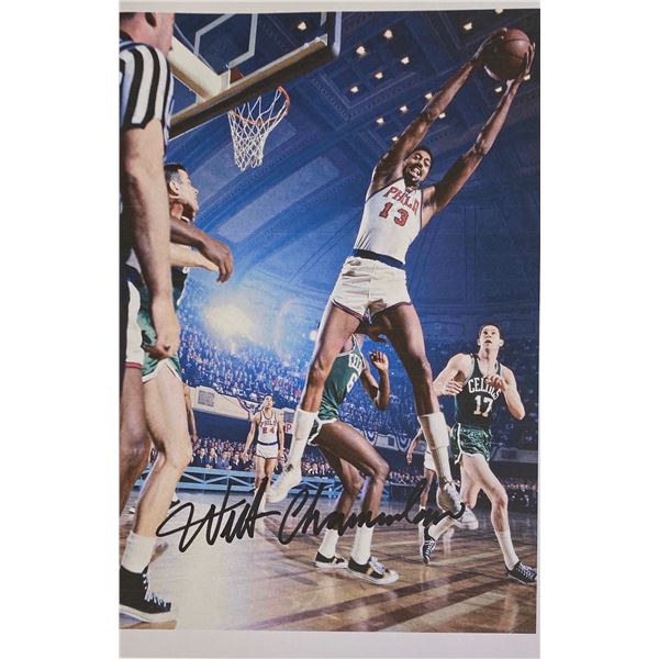 WILT CHAMBERLAIN signed autographed photo COA Hologram main image 0
