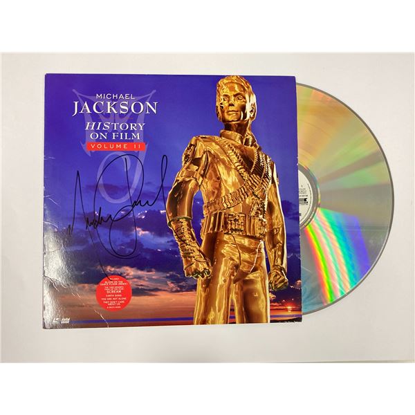 Autograph Signed Michael Jackson History Vinyl