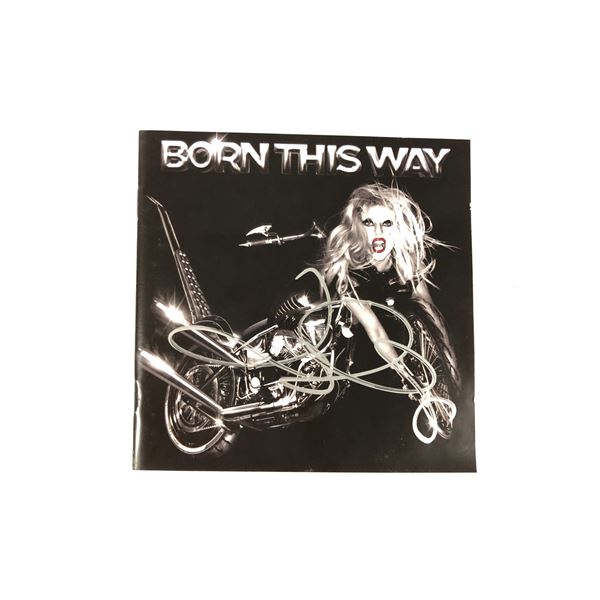 Lady Gaga Autograph Signed Born This Way Album Booklet