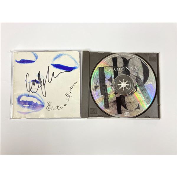 Autograph Signed Madonna Erotic Madonna CD