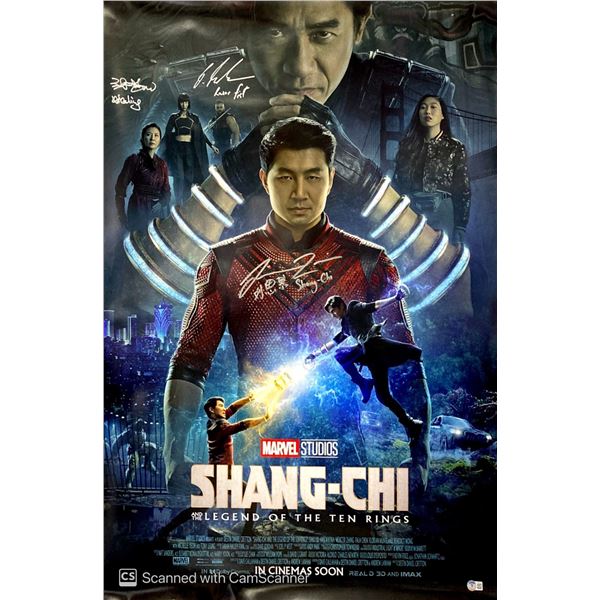 Autographed Shang-Chi Beckett Poster