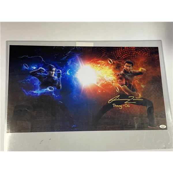 Autographed Shang-Chi JSA Poster