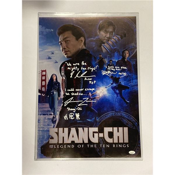 Autographed Shang-Chi JSA Poster
