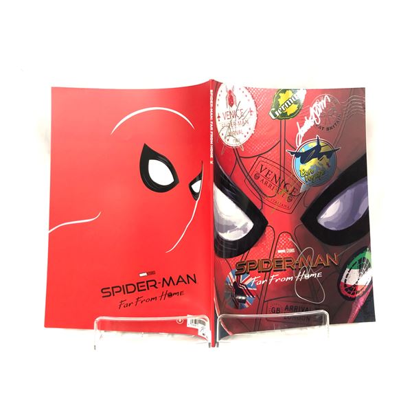 Spiderman Far From Home  Autograph Signed Picture Book