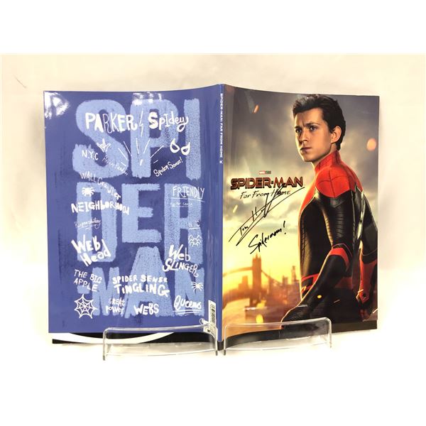 Spiderman Far From Home  Autograph Signed Picture Book