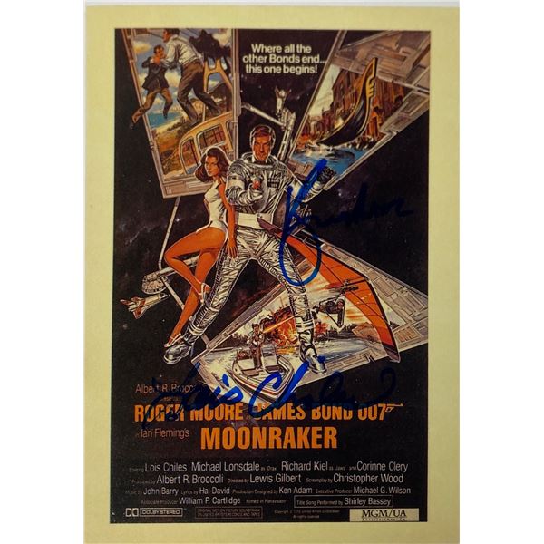 Moonraker Autograph  Autograph Signed Postcard