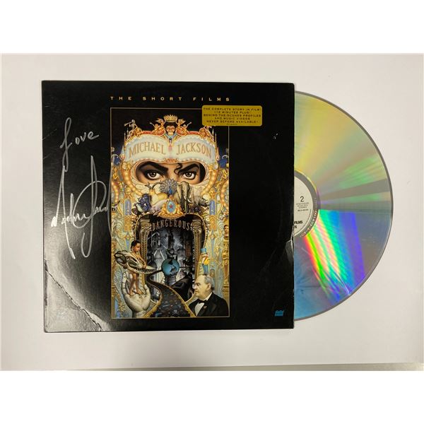 Autograph Signed Michael Jackson Dangerous Vinyl