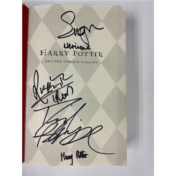 Autograph Harry Potter FIRST PRINT Hard Cover Deathly Hallows Book
