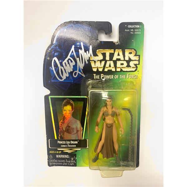Autograph Carrie Fisher Vintage Figure