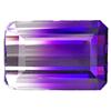 Image 1 : 21.30 ct  Brilliant Emerald Bi Color Ametrine FLAWLESS (GEM-10631)