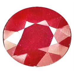 3.75ct  Expertly Cut Natural Blood Red Ruby Madagascar (GEM-10919)