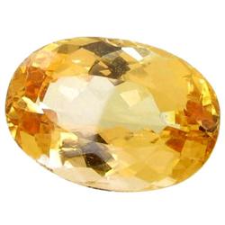 3.12ct Oval Natural AAA Ouro Preto Imperial Topaz IF Grade RETAIL $ 3750 (GEM-1210)