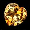 4.15ct Heart Cut Natural Brownish Orange Topaz  FLAWLESS (GEM-11448)