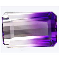18.35ct Scrumptious Emerald Bi Color Ametrine FLAWLESS (GEM-10998)
