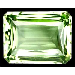 16.50ct Emerald Cut Light Green Amethyst FLAWLESS (GEM-11480)