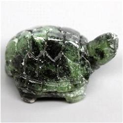 31.05ct Turtle Carved Natural Ruby Zoisite (GEM-11437)