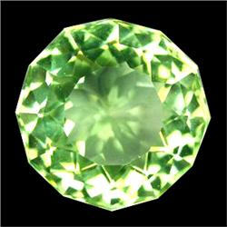 9.85ct Uncommon AAA Light Green Round Cut Amethyst  FLAWLESS (GEM-11403)