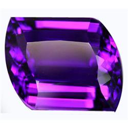 44.2ct Huge Rare AAA Purple Fancy Shape Amethsyt Rare FLAWLESS (GEM-11019)