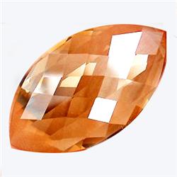 10.60ct Rare Marquise Checkerboard Imperial Topaz (GEM-11004)