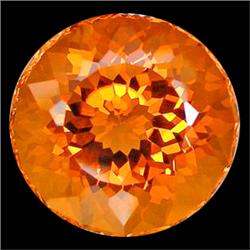 20.25ct Perfect Round Madeira Citrine FLAWLESS (GEM-11605)