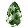 Image 1 : 11.90ct Extremely Pear Checkerboard Green Amethyst FLAWLESS (GEM-11039)