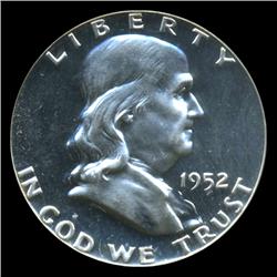 1952 Franklin Half Proof Graded PR68 DCAM (COI-4601)