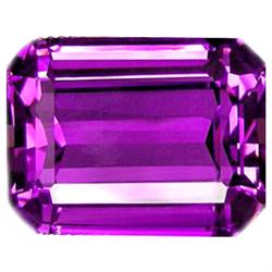 25.95ct Interesting Octagon Purple Amethyst FLAWLESS (GEM-11749)