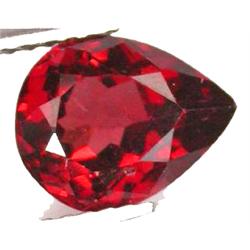 2.79ct Awesome Red Spessartine Pear Unheated  VVS (GEM-11326)