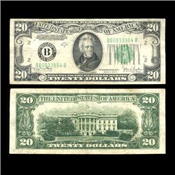 1934D $20 Note NY Scarce Hi Grade (COI-4677)