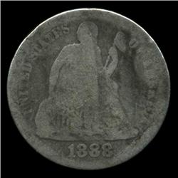 1888 Seated Dime Circulated (COI-4661)