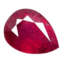 1.05ct Natural Red Ruby Pear Gemstone (GEM-11515)