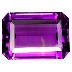 33.30ct Beauteous Octagon Purple Amethyst FLAWLESS (GEM-11032)