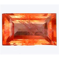 1.10ct Baguette Cut Orange Padparascha Sapphire VVS (GEM-10996)
