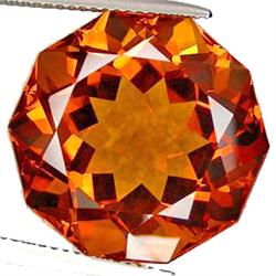 23.60ct Majestic Fancy Madeira Citrine FLAWLESS (GEM-11563)