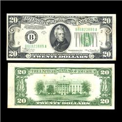1934A $20 Note NY Scarce Crisp AU (COI-4675)