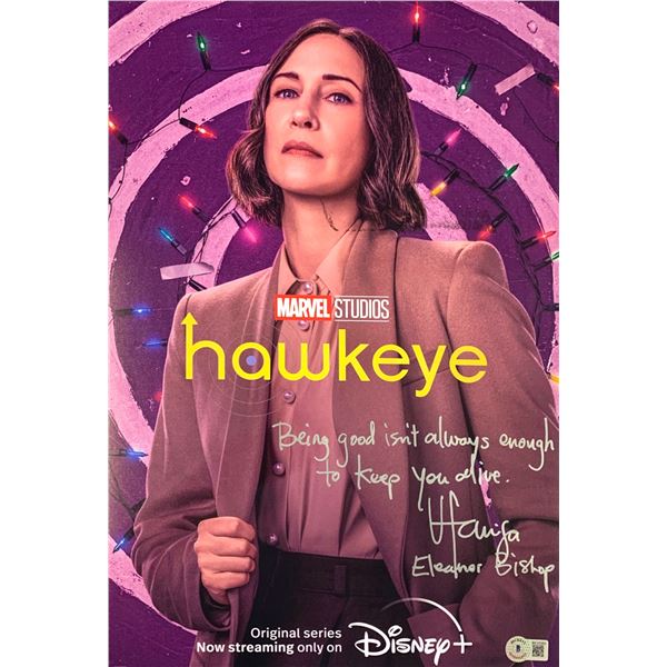 Signed Hawkeye Photo Beckett