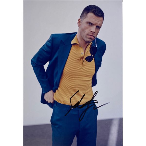 Autograph Signed Sebastian Stan Photo