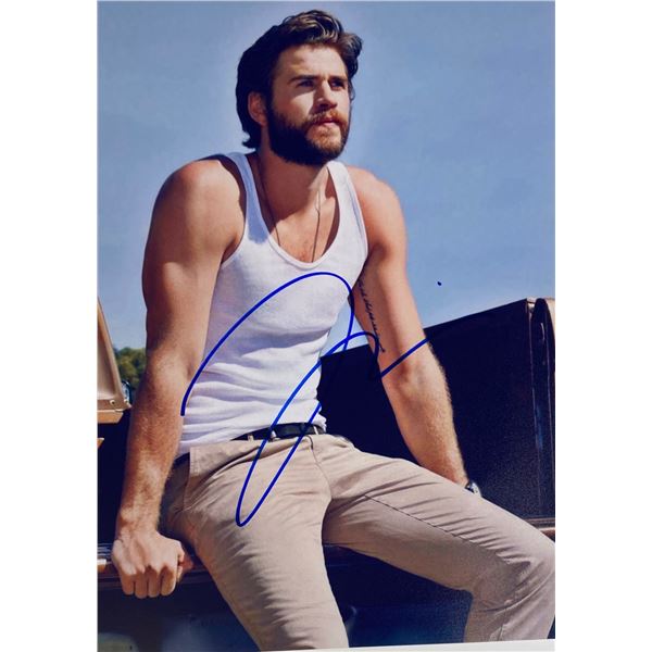 Autograph Signed Liam Hemsworth Photo