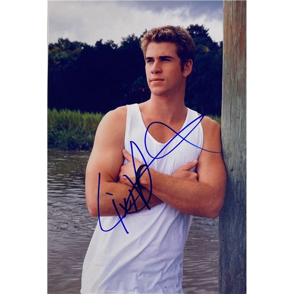 Autograph Signed Liam Hemsworth Photo