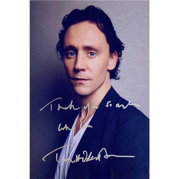 Autograph Signed Tom Hiddleston Photo