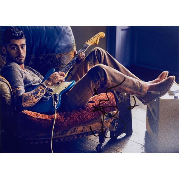Autograph Signed Zayn Malik Photo