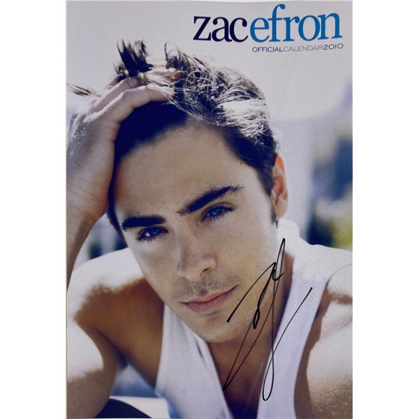 Autograph Signed Zac Efron Photo