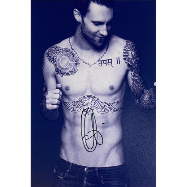 Autograph Signed  Adam Levine Photo
