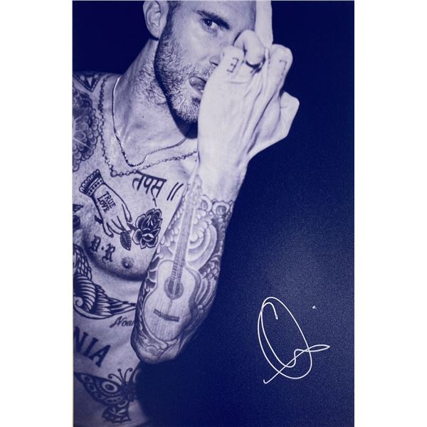 Autograph Signed  Adam Levine Photo